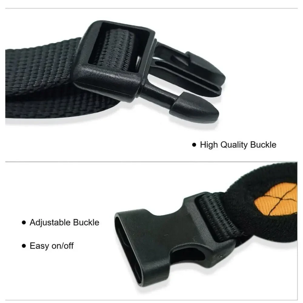 Adjustable‎ Soft Mesh Dog Harness No-pull Comfort Padded Orange Sz M